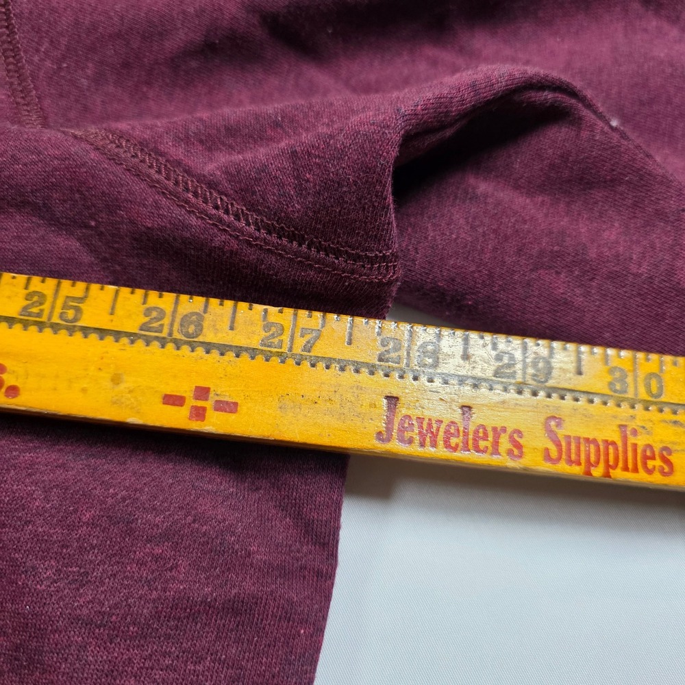 Nike Mens Hoodie Burgundy Heather Swoosh Pullover Sweatshirt 341572-601 XXL NEW - Picture 6 of 7